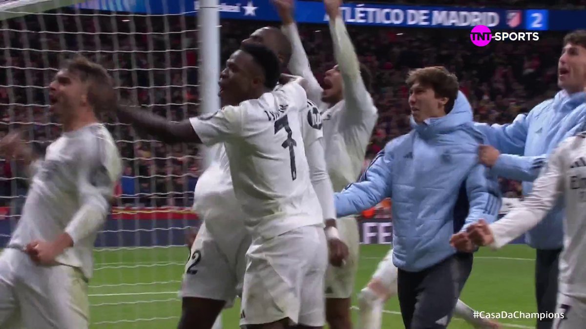 RÜDIGER CRAVANDO E CLASSIFICANDO O REAL MADRID EM CIMA DO ATLETI. ESSE É O TWEET.