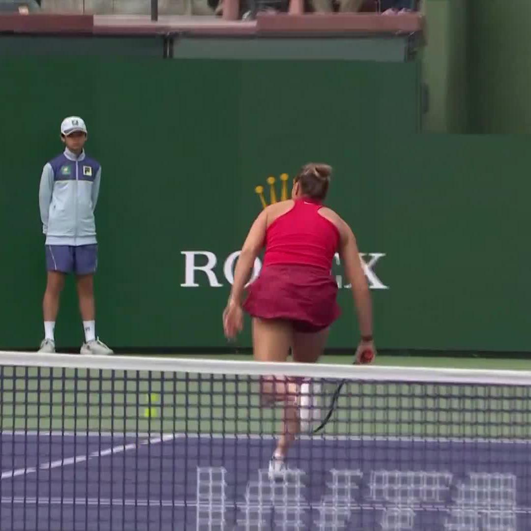 nearly worked 😅 Sabalenka Aryna | #TennisParadise