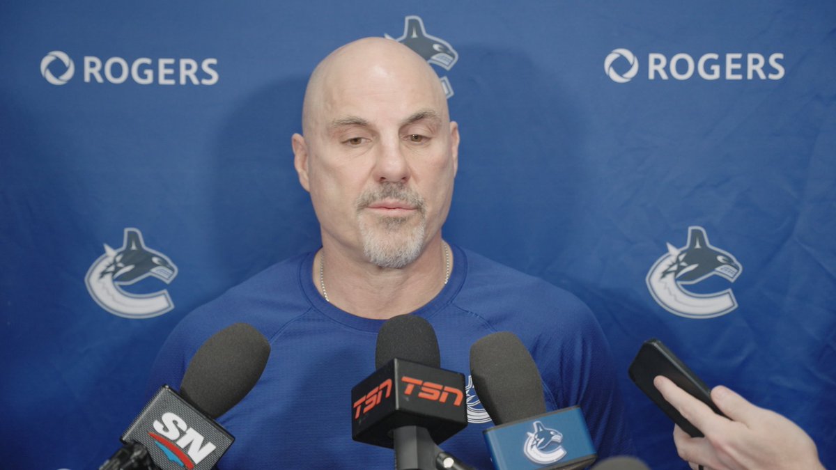 "Going to have a dogfight tonight...Looking forward to playing these pressure games." 🗣 Hear from Head Coach Rick Tocchet ahead of tonight's game against the Calgary Flames. #Canucks | The Province