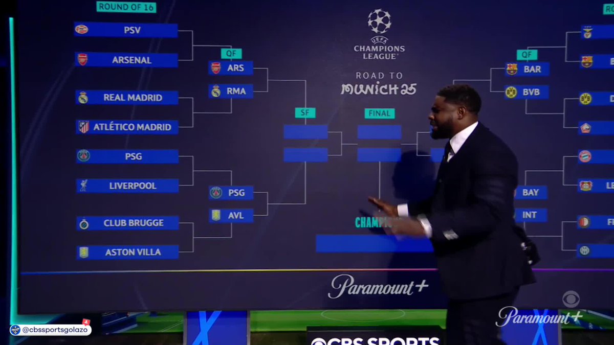 Big Meeks bringing the energy to the UCL quarterfinals bracket ⚡😂