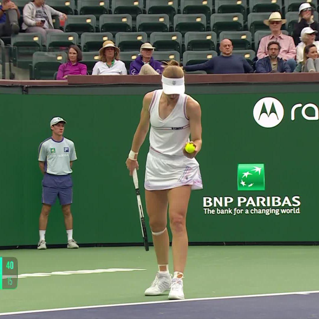 Locked in 🔒 Liudmila Samsonova plays an exceptional set to take the opener 6-0 in 20 minutes. #TennisParadise