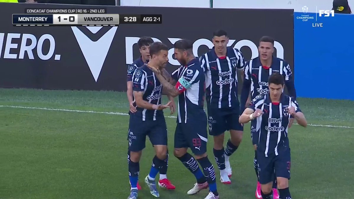 Monterrey strikes first against Vancouver! 🇲🇽