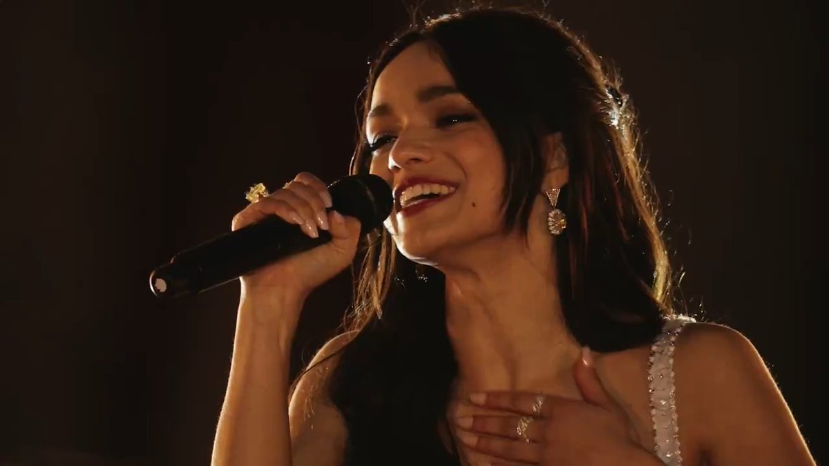 Disney shares a new video of Rachel Zegler singing "Waiting on a Wish" from #SnowWhite in front of Spain's Alcázar of Segovia Castle