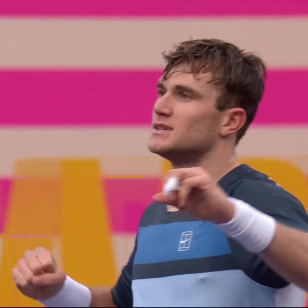 Raw emotion 💪 jack draper #TennisParadise
