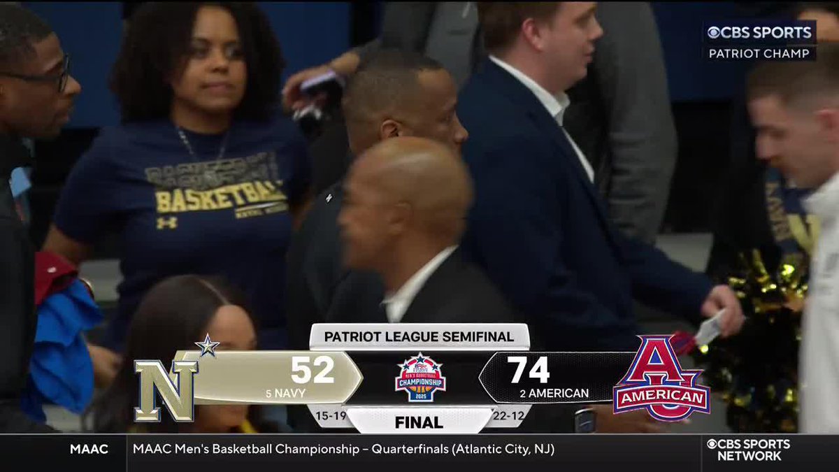 "It is an American success story." For the first time since 2014, American U. Men's Basketball is your Patriot League tournament champion. The Eagles are going DANCING.