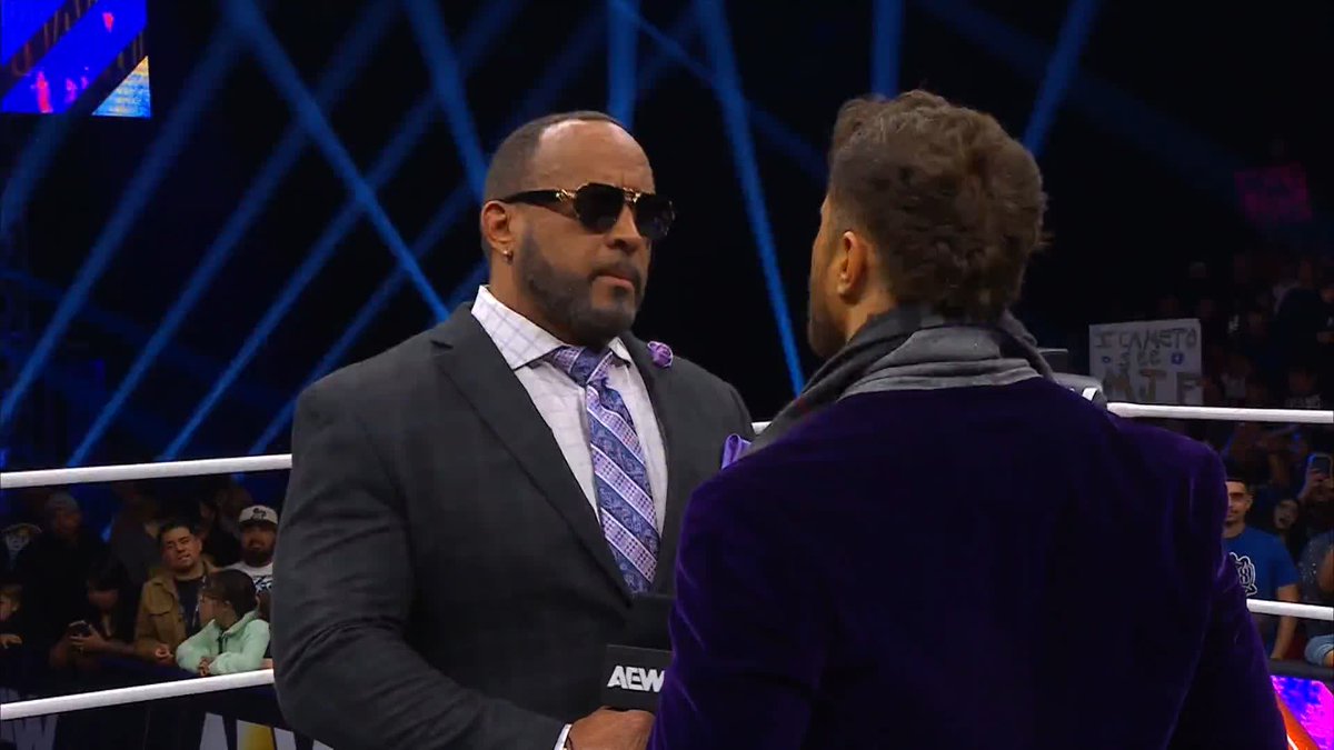 MVP speaks to MJF's about... business. Watch #AEWDynamite LIVE on TBS & Max Maxwell Jacob Friedman™️ | MVP