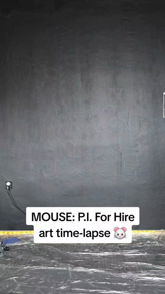 Being the year that MOUSE: P.I. For Hire is launching, the timing was perfect to paint the game's art onto the wall at Fumi Games 🧀 MOUSE: P.I. For Hire Coming 2025, thanks to artist _rzedzian_ Please enjoy this time-lapse of the process! We cannot wait for you to play our game 😊🐭