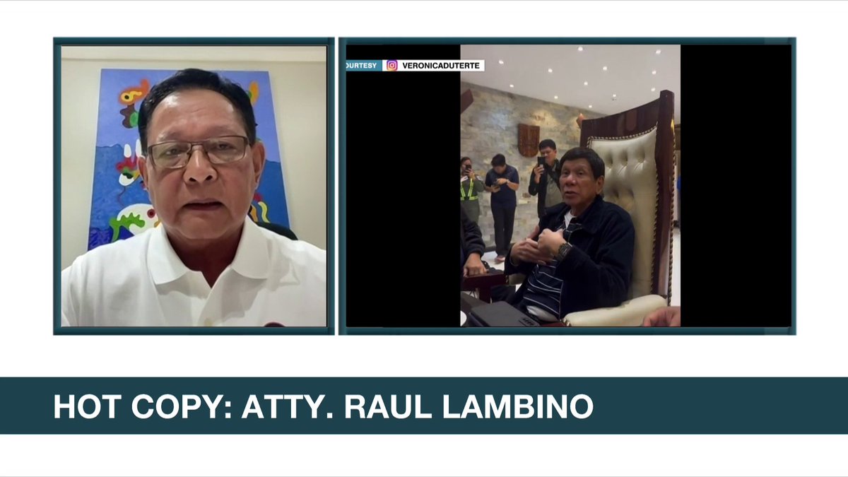 Atty. Raul Lambino slams the alleged surrender of sovereignty when the Philippines handed over former President Rodrigo Duterte to the ICC. He claims that this issue does not only affect Duterte but also other Filipinos who could face charges from foreign entities. #ANCHeadstart