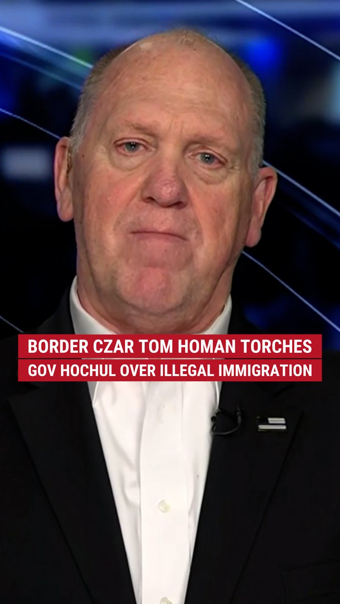 WATCH: Trump border czar Thomas D. Homan calls out New York Gov. Kathy Hochul on Sean Hannity 🇺🇸 over her pro-illegal immigration policies, saying her actions are putting ICE officers at risk and making their jobs "even more dangerous."