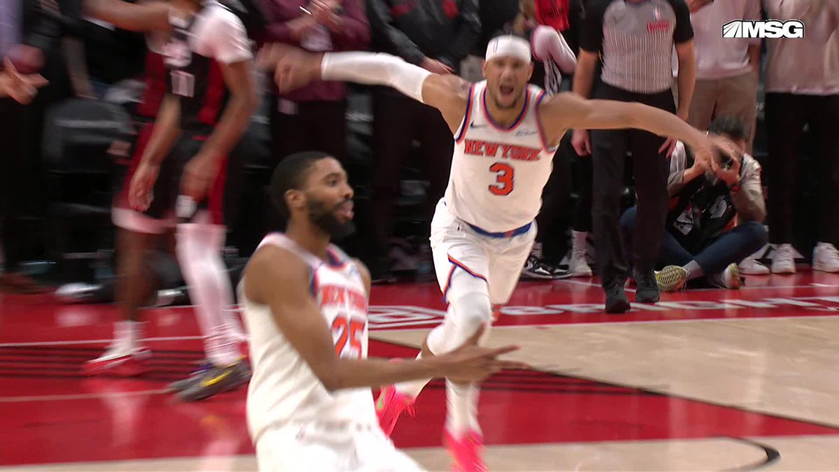 BANG! BANG! 🚨 MIKAL BRIDGES BUZZER BEATER IN OT 🤯