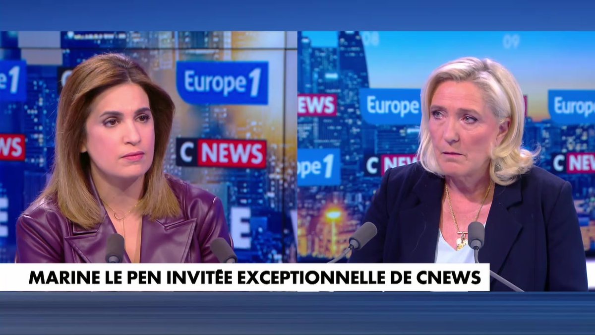 "Il y a une complaisance à l'égard de l'extrême gauche (...) elle avance ses pions et fait reculer les limites de l'inacceptable et de l'inadmissible" déclare Marine Le Pen #LaGrandeITW #Europe1