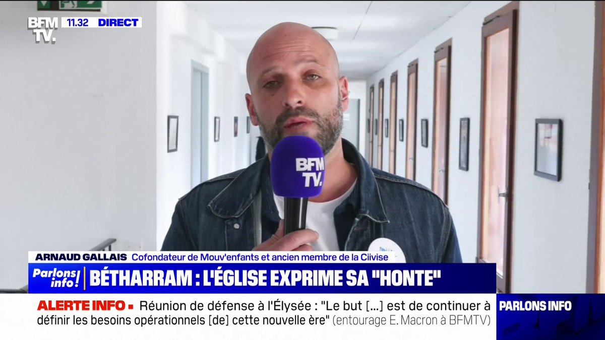 💬 "Ce sont des menteurs" Arnaud Gallais (cofondateur de Mouv'enfants) revient sur son interruption de la conférence de presse de l'évêque de Bayonne sur l'affaire Bétharram