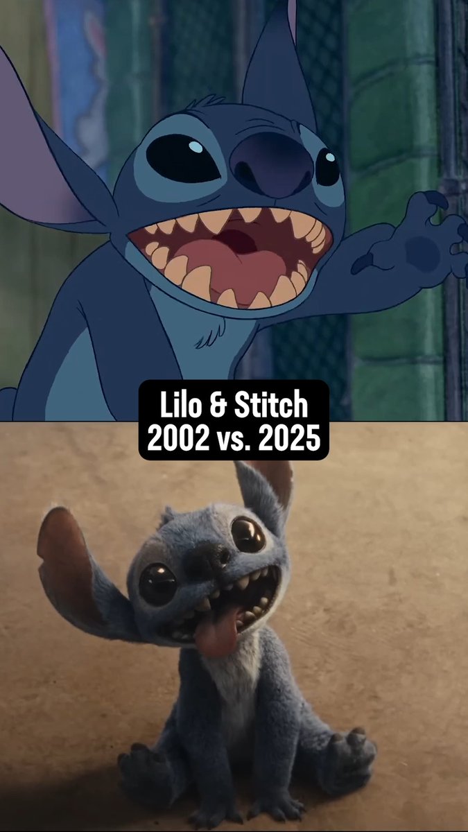 Lilo &amp; Stitch: Animated (2002) vs. Live Action (2025) 😭🔥
