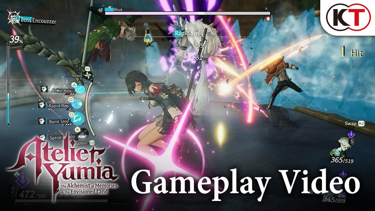 Check out the Gameplay Video for #AtelierYumia A free public demo will be available from March 17th on PlayStation Store, Nintendo e-shop, Microsoft Store and Steam®. In addition, save data from the demo can be carried over to the full version of the game! #KTfamily