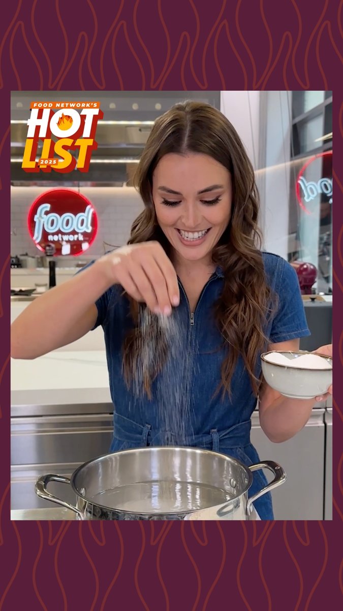 We challenged some of our Hot Listers to see how much salt they add to their pasta water!! 👀 Where do you stand? #FNHotList