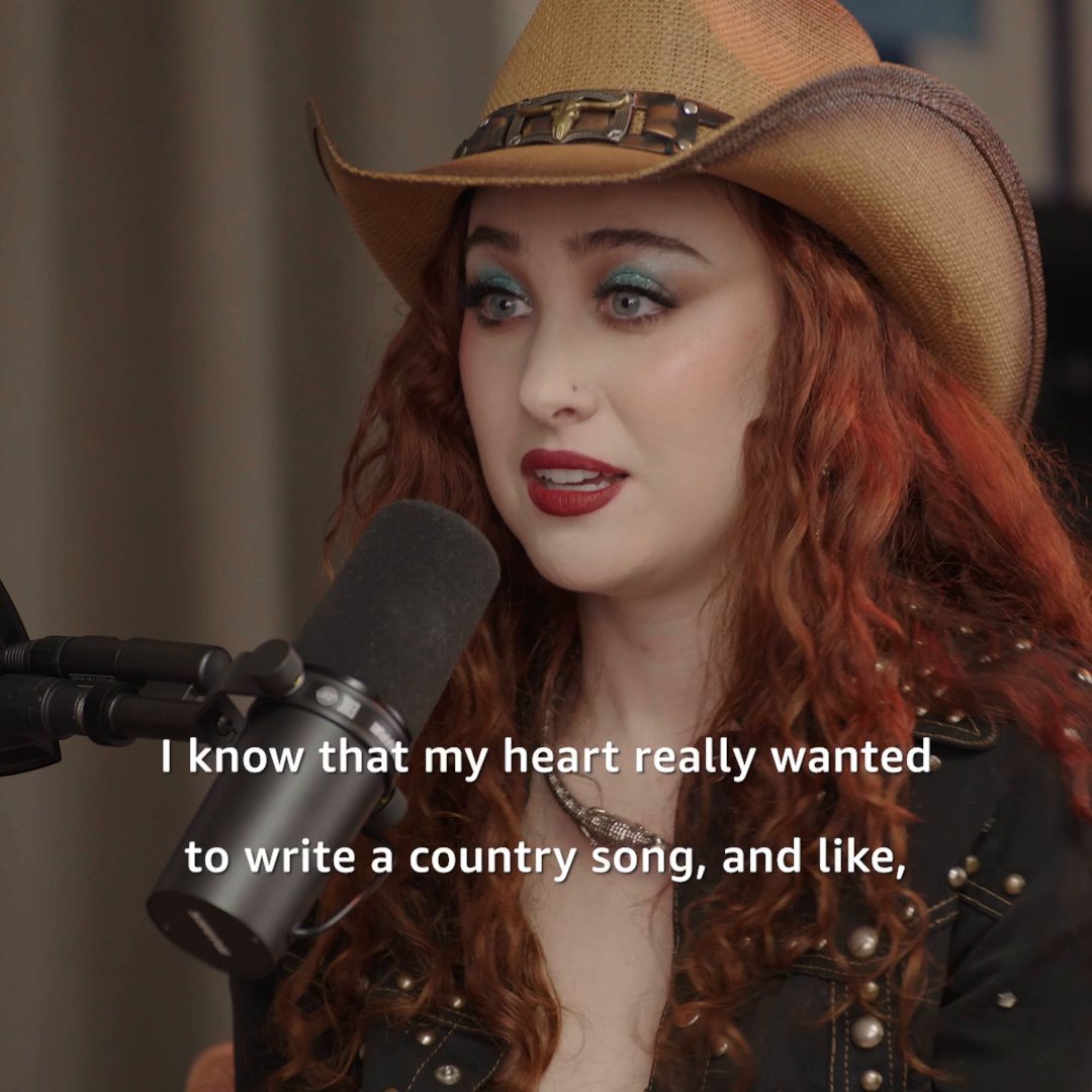 the giver is GIVING! who's ready for Chappell Roan's new era? 🤠 listen to her Country Heat Weekly podcast episode, out now on Amazon Music!