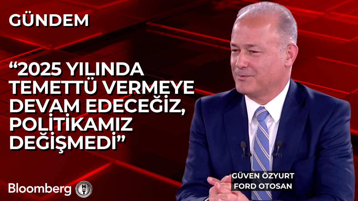 📍 "2025 yılında temettü vermeye devam edeceğiz, politikamız değişmedi." 🗣 Ford Otosan Lideri Güven Özyurt
