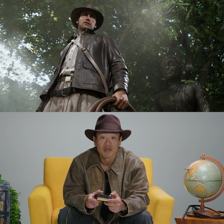 Take it from Albert Yu-Min Lin: There's a world of discovery waiting just beyond the veil 🌎 #IndianaJones and the Great Circle is available now on Xbox Series X|S, Game Pass, and PC, and coming to PS5.