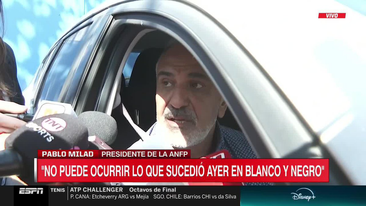 "NO PUEDE OCURRIR LO QUE SUCEDIÓ AYER EN BLANCO Y NEGRO" Pablo Milad se refirió a lo acontecido en la reunión de directorio de ByN con la supuesta agresión a Aníbal Mosa: "Vamos a evaluar qué hacemos con esta actuación de un dirigente que pertenece a nuestra Asociación"