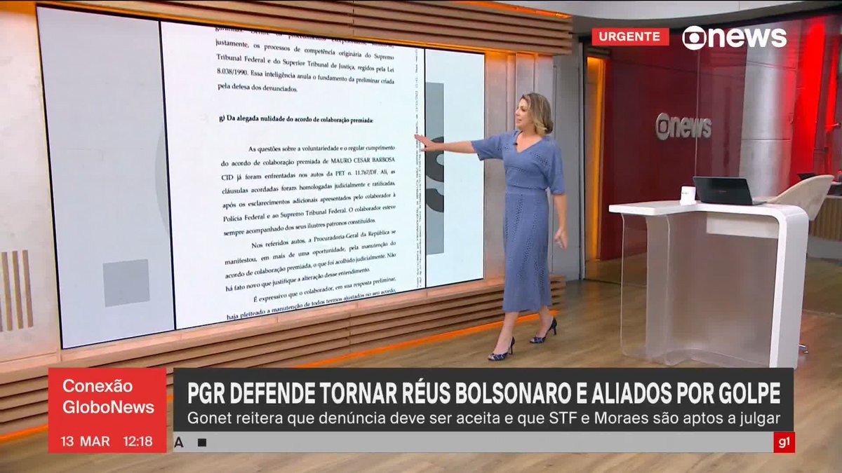 URGENTE: após a defesa do Bolsonaro apresentar os seus argumentos, a PGR acabou de PEDIR QUE O BOLSONARO VIRE RÉU junto com toda a sua turma. Agora é com o STF! Acabou, Bolsonaro!