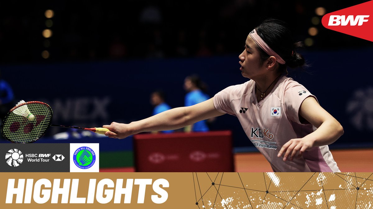 Kirsty Gilmour 🏴󠁧󠁢󠁳󠁣󠁴󠁿 takes on world No.1 and Olympic champion An Se Young 🇰🇷. #BWFWorldTour #AllEngland2025