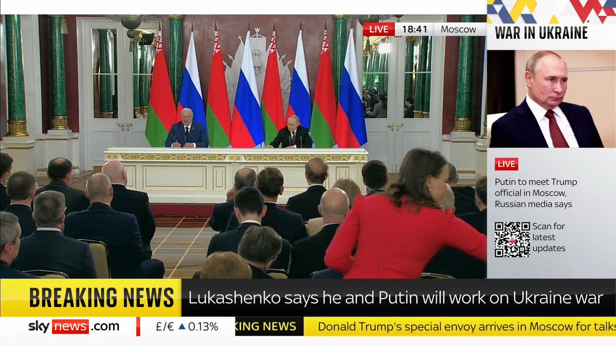 BREAKING: "We agree with the proposals for the ceasefire" Vladimir Putin says he agrees with proposals for ceasefire - but adds he has questions and Russia 'now on offensive in all areas' Live updates ➡️ 📺 Sky 501 and YouTube