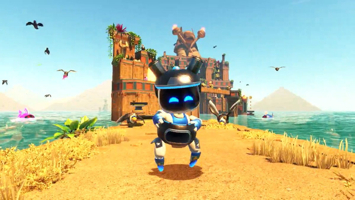 Astro Bot is on a roll in today's new challenge level, Armored Hardcore: