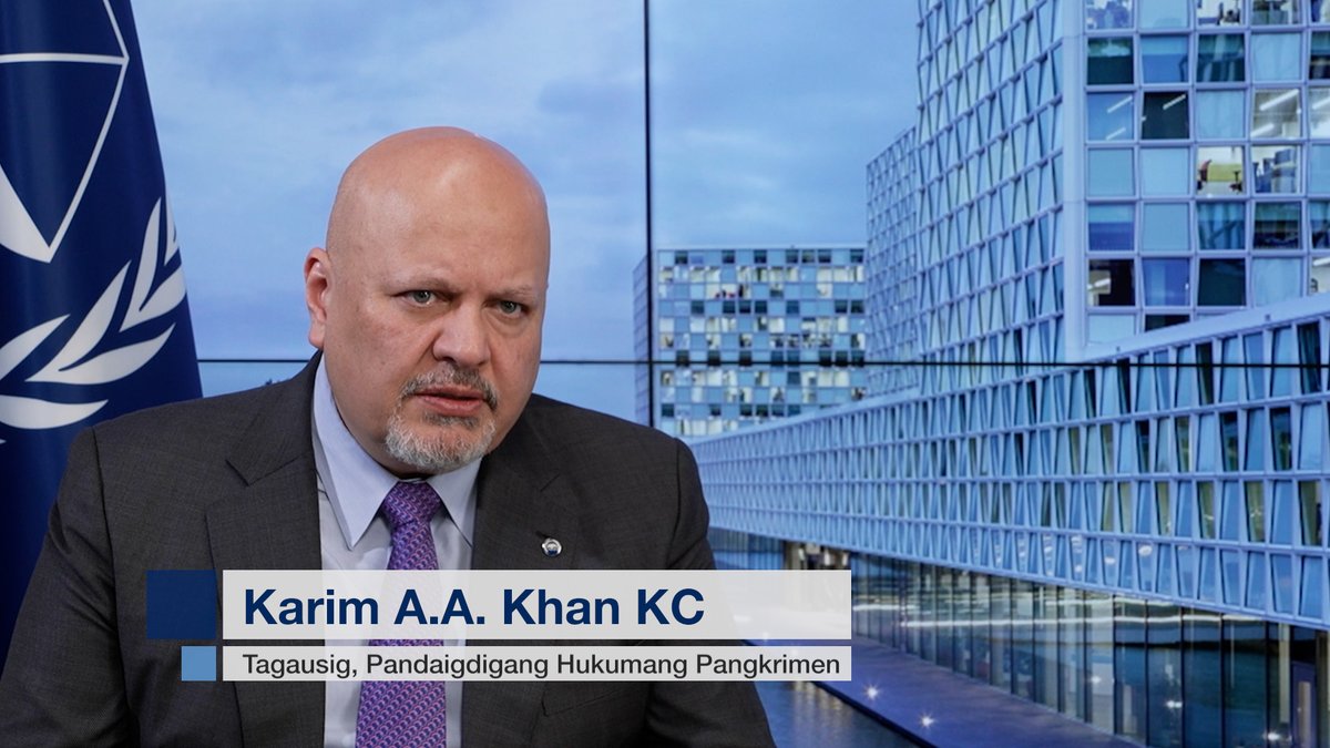 #ICC Prosecutor Karim A. A. Khan KC addresses the arrest of former Philippine President Rodrigo Roa Duterte. Pahayag ng Tagausig ng #ICC, Karim A. A. Khan KC, tungkol sa pag-aresto sa dating Pangulo ng Pilipinas, Rodrigo Roa Duterte.
