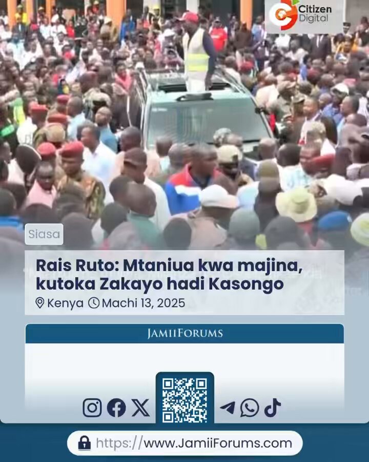Ruto anaishi na majina yake fresh 😂
