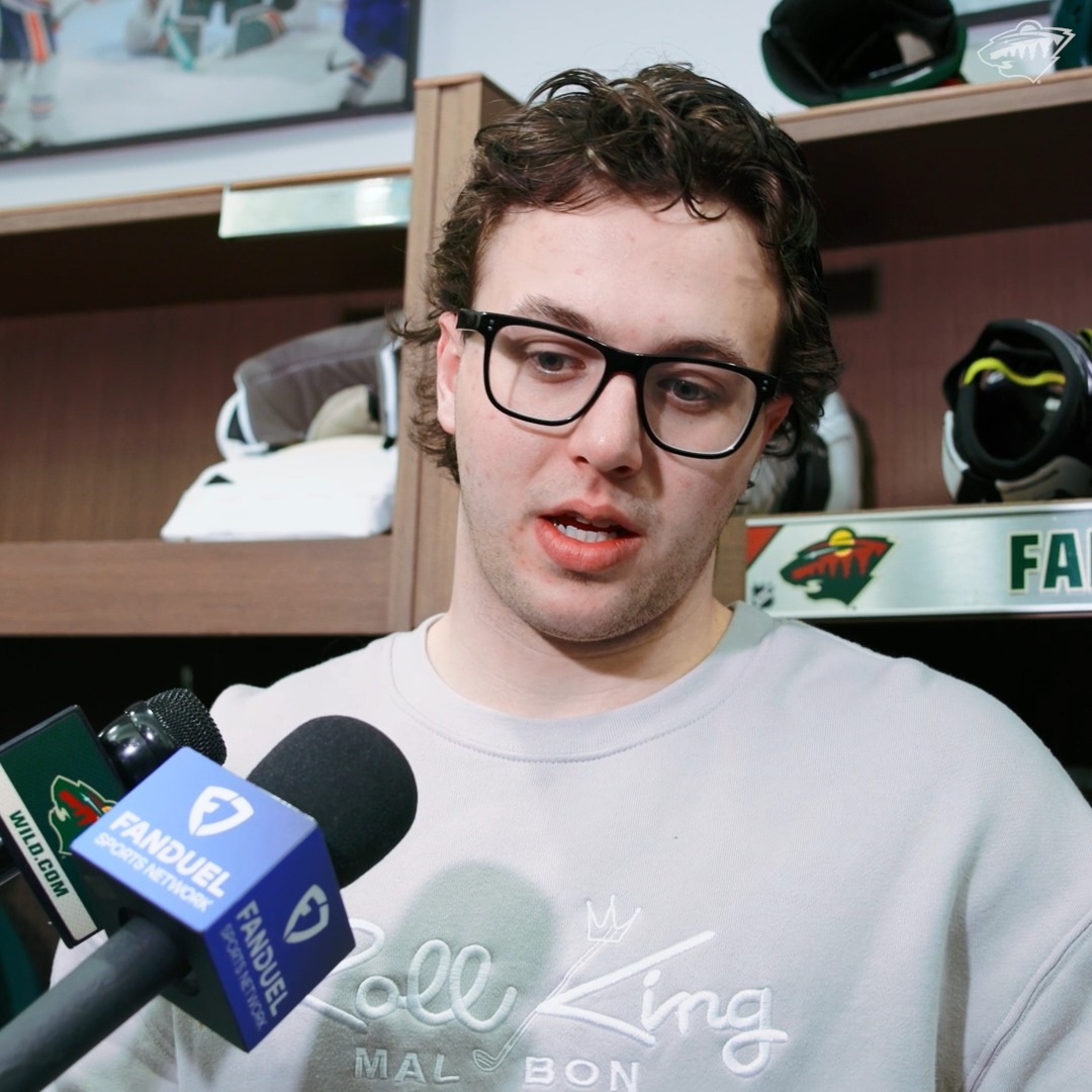 "I'm doing what I love" 🗣️ Brock Faber's outlook on the season #mnwild