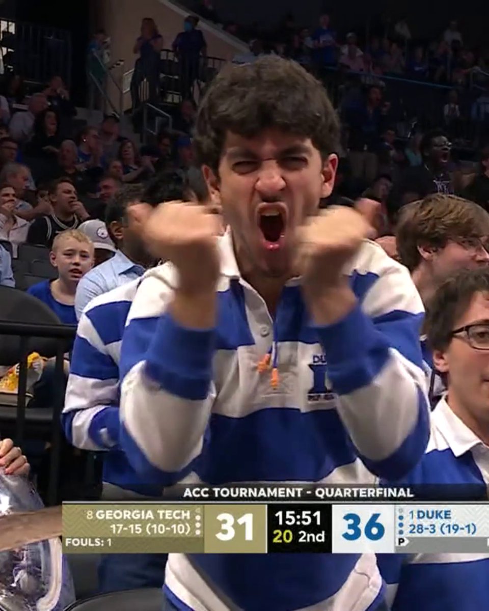 10-0 DUKE RUN! THE BLUE DEVILS ARE FIRED UP 😈 Duke Men’s Basketball