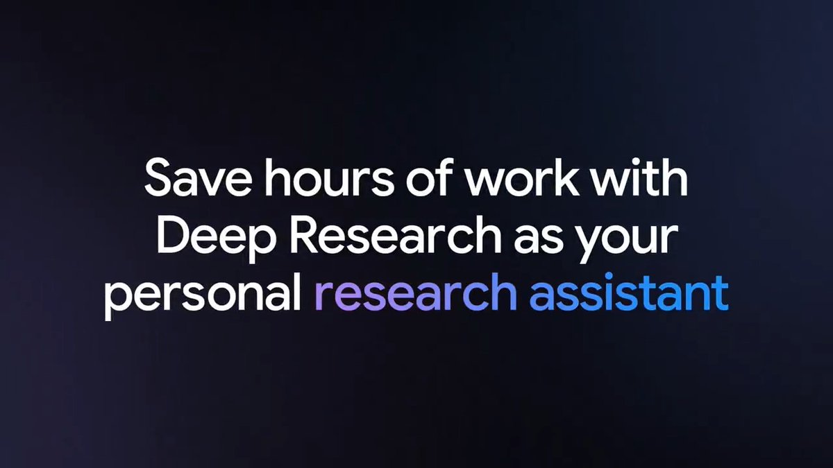 We're upgrading Deep Research in Google Gemini with Gemini 2.0 Flash Thinking Experimental - and now all users can try it at no cost. From planning and searching to synthesizing findings, it can create even more insightful reports on just about any topic in minutes. →