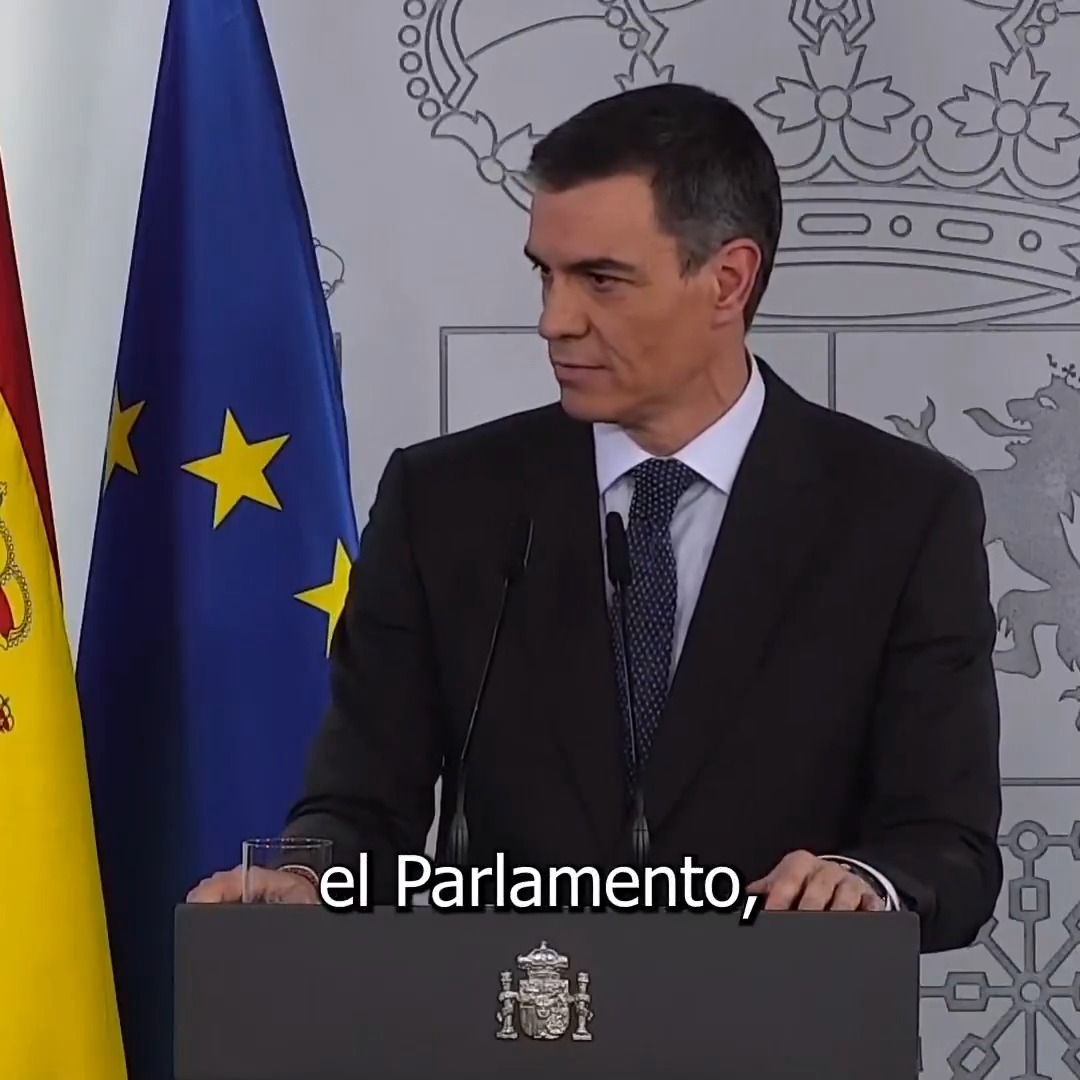 El compromiso del Gobierno de España es firme. Todas aquello que tenga que pasar por el Parlamento, pasará por el Parlamento.