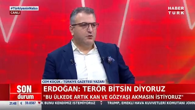 Terörsüz Türkiye hedefinde diyalog süreci yeni bir aşamaya mı geçiyor? Terörsüz Türkiye süreci nasıl ilerliyor? Türkiye Gazetesi Yazarı Cem Küçük #TürkiyeninNabzı'nda yorumladı.