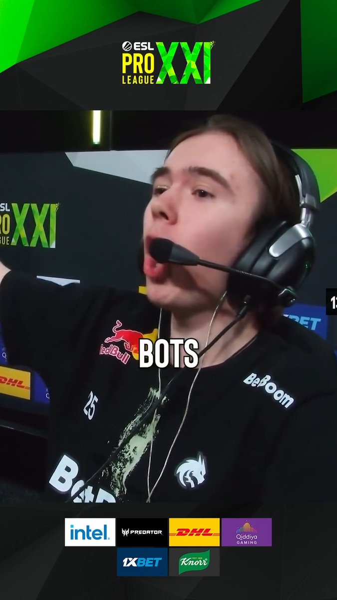 "YOU'RE BOTS 🗣️" donk had a lot to say against Eternal Fire 😳 #ESLProLeague