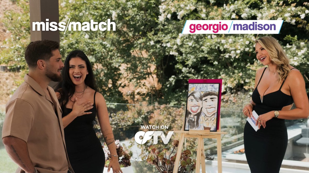 Keep calm and #MissMatch on 😌💕 Don't miss @GPoullas &amp; mads ✨'s revealing blind date—stream it now! 📺 Tune in: