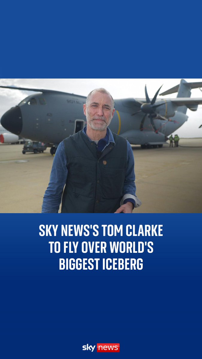 Iceberg A23a has run aground on the wildlife-rich island of South Georgia, which could prevent penguins from accessing food and impact Earth's major cooling system. Sky News' Tom Clarke is set to fly over the world's biggest iceberg.