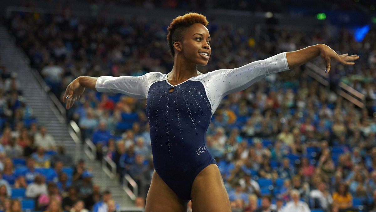 UCLA vs. Utah never fails to deliver! We're throwing it back to 2016 when UCLA came from behind in the final rotation to beat Utah by 0.025 thanks to 9.925s from Madison Preston and Sophina DeJesus, a 9.975 from Angi Cipra and Sadiqua Bynum's meet-winning 9.95. #TBT