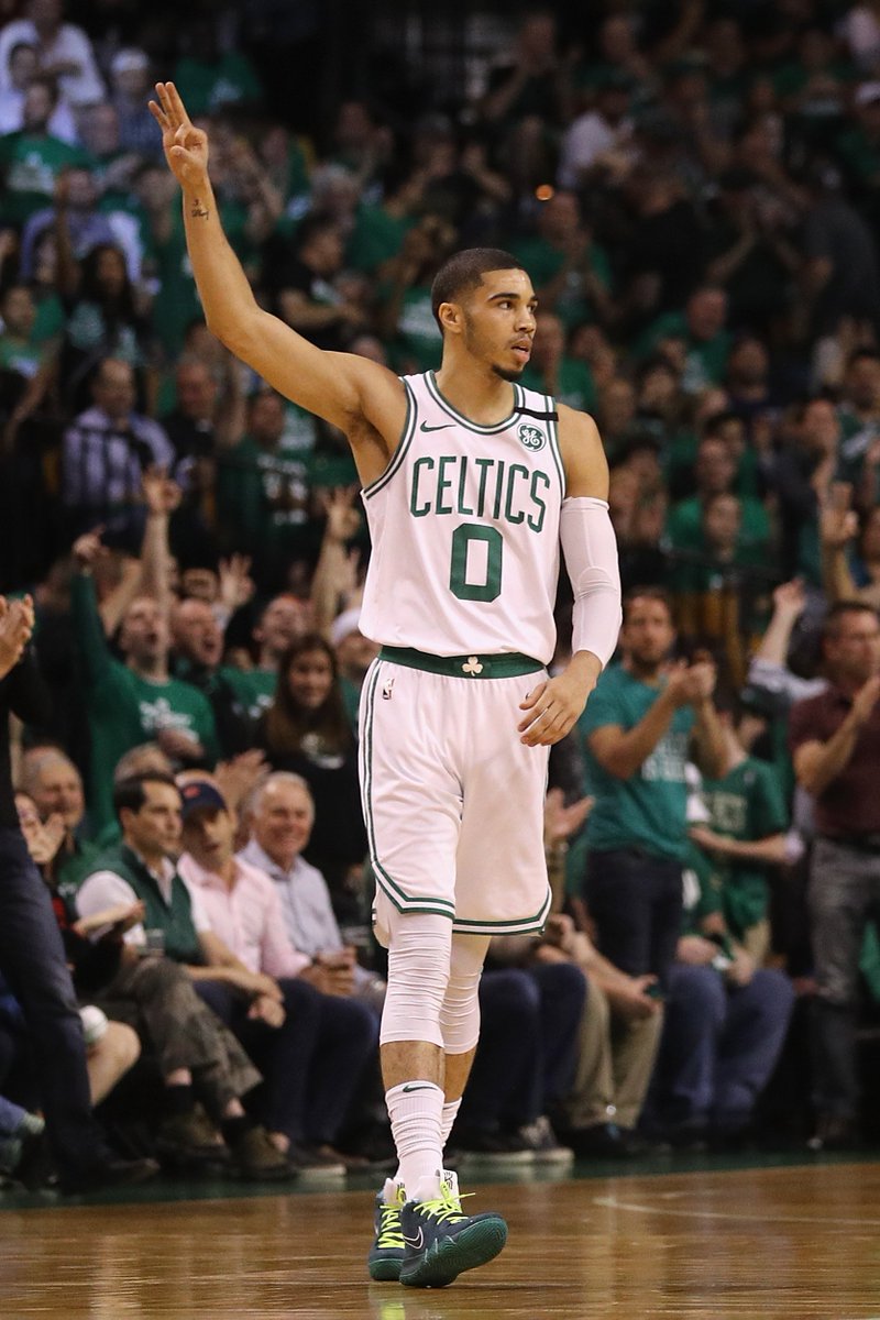 Tied 2-2 in the ECF against LeBron James, rookie Jayson Tatum drops 24/7/4 and 4 steals to take a 3-2 lead in the ECF 20 years old, been that guy since day 1.