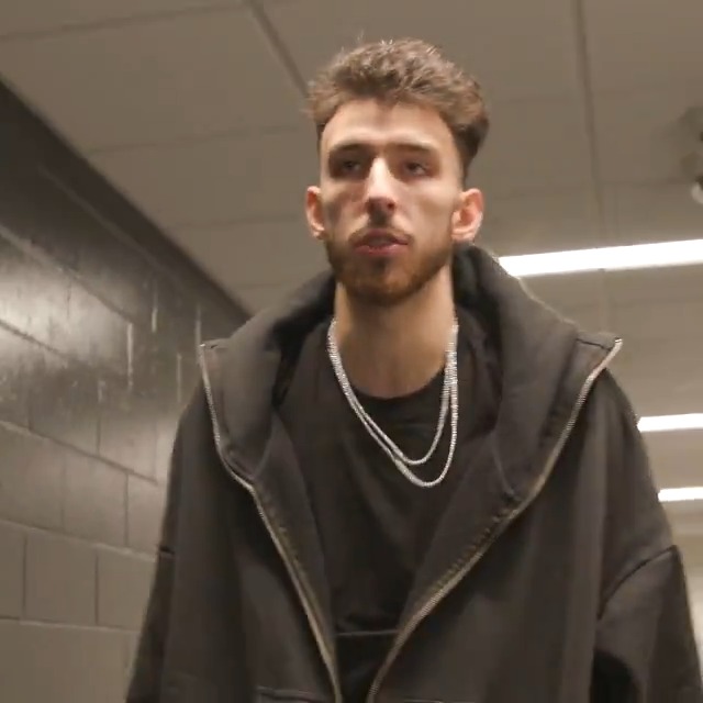 "We have a bigger picture that we're chasing." Chet Holmgren talks after the big win in Boston last night. The Thunder know wins are hard to come by, but the larger goal is still in front of them 😤