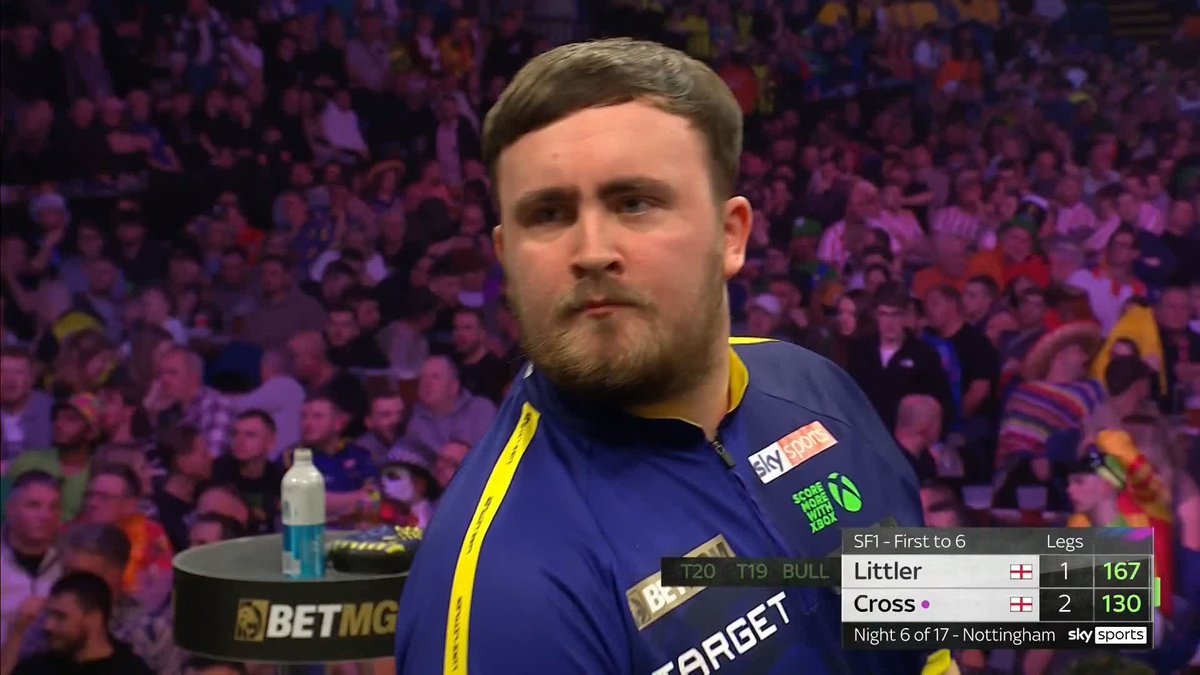 Incredible from Littler! ✨ A 167 checkout to level the match ⚡️