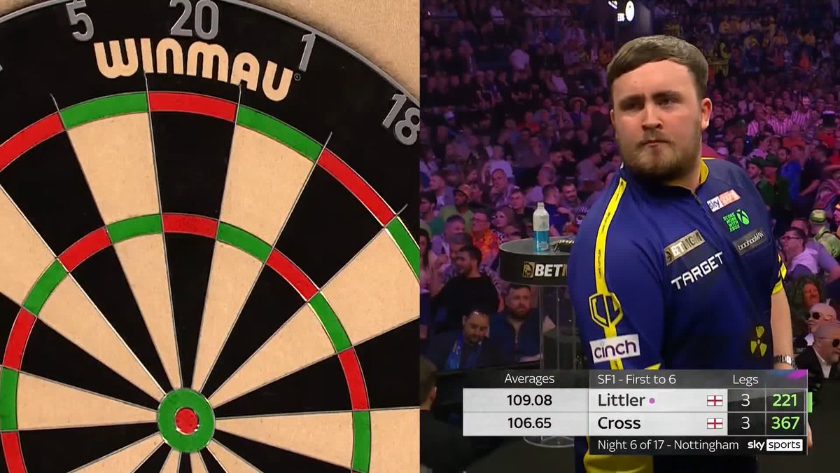 ANOTHER 164 FROM LITTLER 😂 This is simply ridiculous from Littler... He's placing them in here 🤯 📺 #PLDarts25