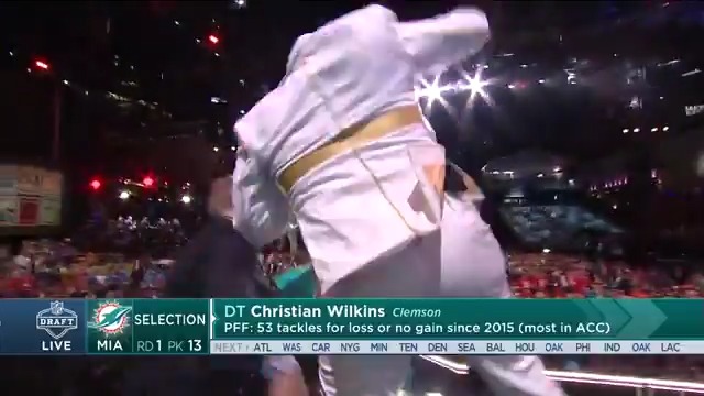The Commish wasnโt ready for Christian Wilkinsโ Draft celebration ๐ ๐บ: 2025 #NFLDraft โ April 24-26 on NFLN/ESPN/ABC ๐ฑ: Stream on NFL+