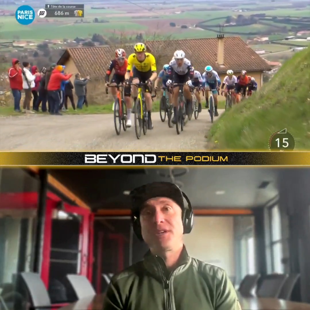 Fantastic scenes watching Americans Matteo Jorgenson, Brandon McNulty and Magnus Sheffield duking it out at the front on the final climb! VandeVelde,Christian Full #ParisNice Stage 5 reaction: