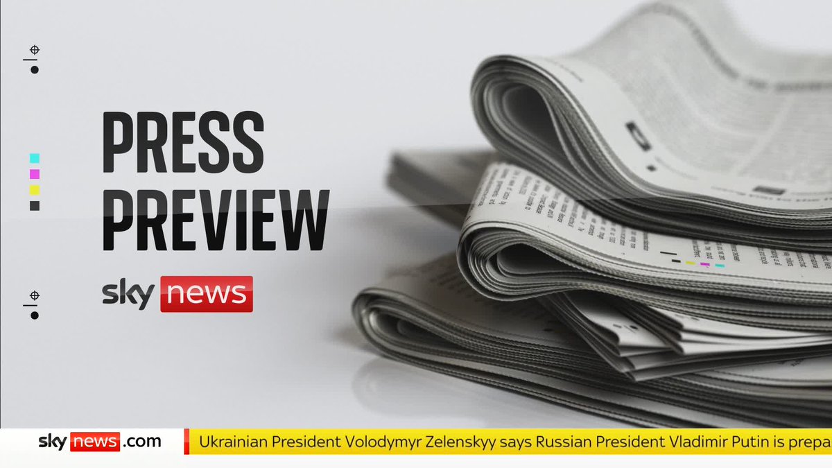 What's on Friday's front pages? 🗞️ Gillian Joseph is joined by the deputy political editor at The Spectator James Heale and the editor-in-chief at National World Nancy Fielder for tonight's Press Preview 📱 #SkyPapers 👉 📺 Sky 501