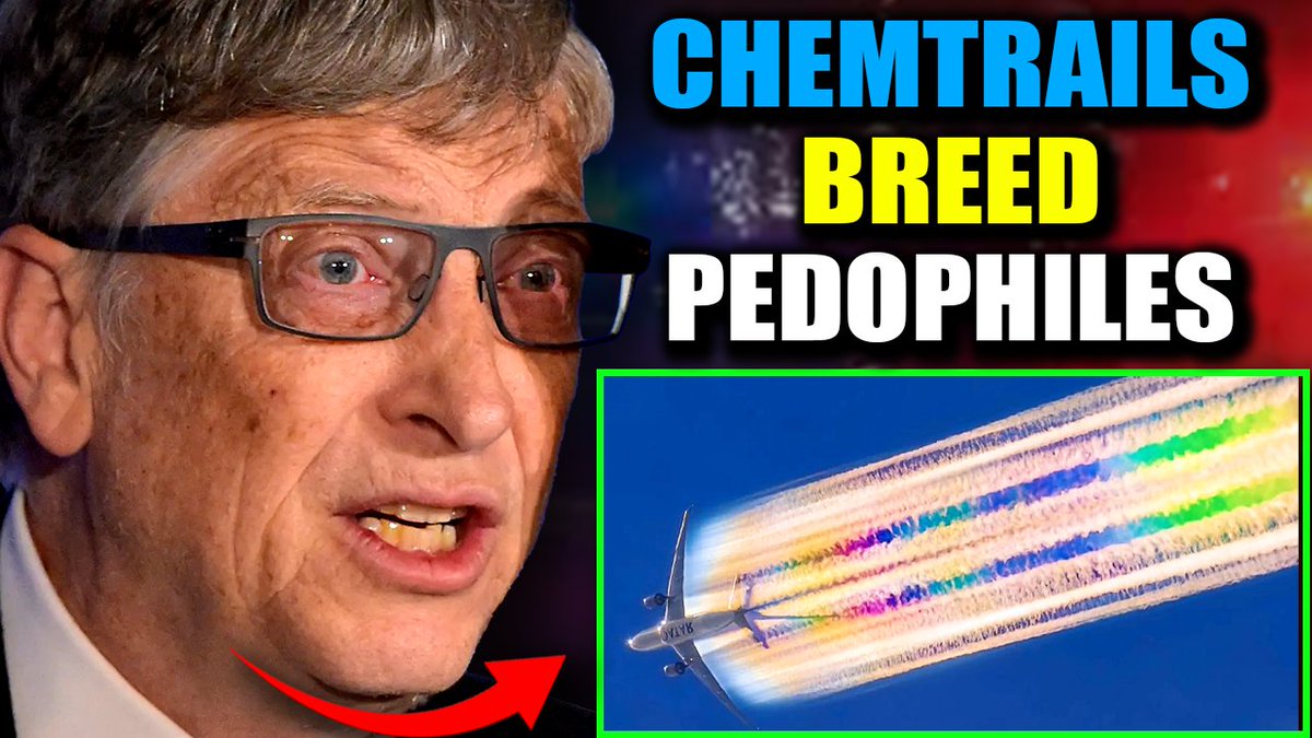 🚨 Gates Whistleblower: Chemtrails Drugs Are Turning People Into Pedophiles Bill Gates and the global elite have been exposed - pumping Big Pharma drugs into society, fuelling a sinister agenda to normalize pedophilia and every twisted perversion imaginable. Sounds insane? That’s exactly how they want it to sound - because if the truth is too disturbing to believe, they win. But we’ve got the receipts. Patents, leaked documents, pharmaceutical package inserts - it’s all there, and it gets worse. These drugs aren’t just in pills anymore. They’ve been aerosolized. And according to insiders, they’re already being released over major population centers.