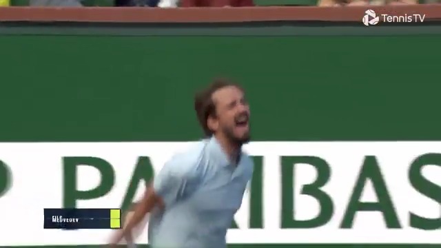 Look at what it means ๐ฎโ๐จ Daniil Medvedev survives Arthur Fils 6-4 2-6 7-6(7) to reach his third consecutive Indian Wells semi-final. | BNP Paribas Open | #TennisParadise