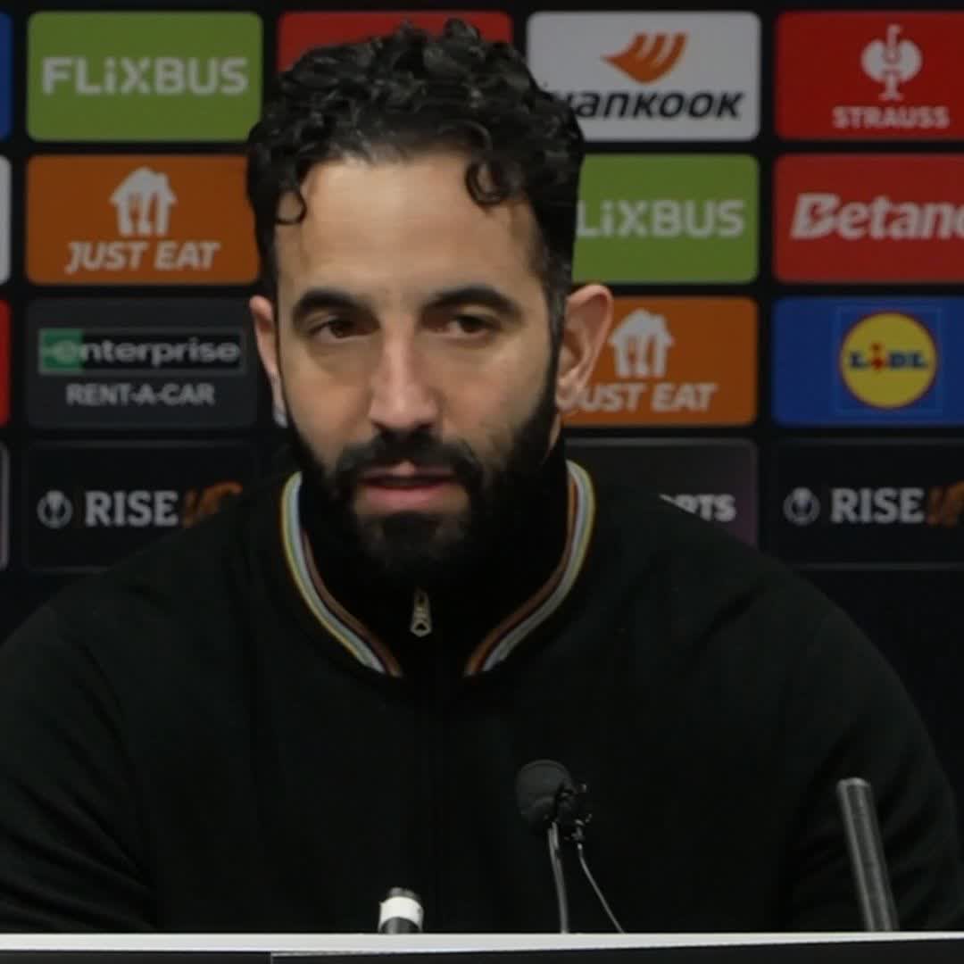 ''He's a perfect captain for our team and we need to help him win titles'' 🌟 Ruben Amorim on how important Bruno Fernandes is within the Manchester United squad after scoring a hat-trick to reach the Europa League quarter-final 🔴