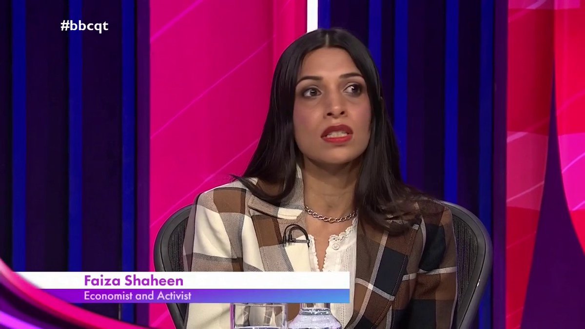 “Good sound bites… but we’ve just been through 14 years of austerity” Economist and activist Faiza Shaheen is concerned there is not “a lot of fat left” in the civil service to cut, and is sceptical axing NHS England will make it “easier” to use the NHS #bbcqt