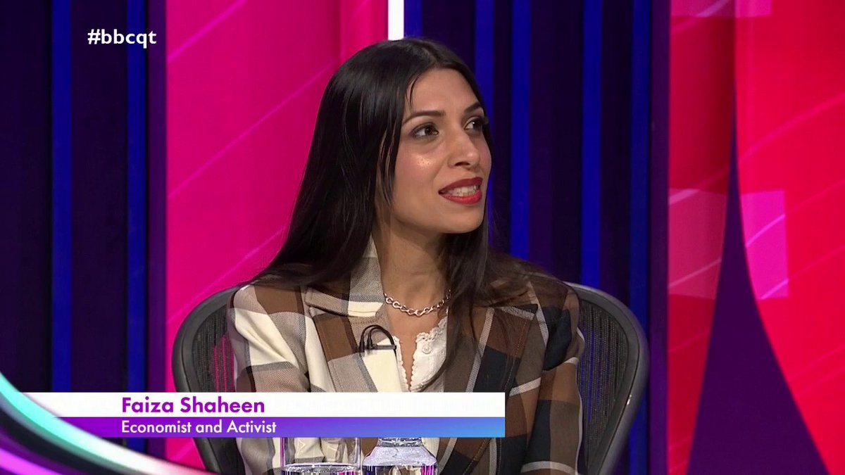 “There is always money for war, but not for the poor” Economist and activist Faiza Shaheen says there are “better ideas” to save money instead of cutting the welfare budget, such as taxing the “ultra rich” #bbcqt